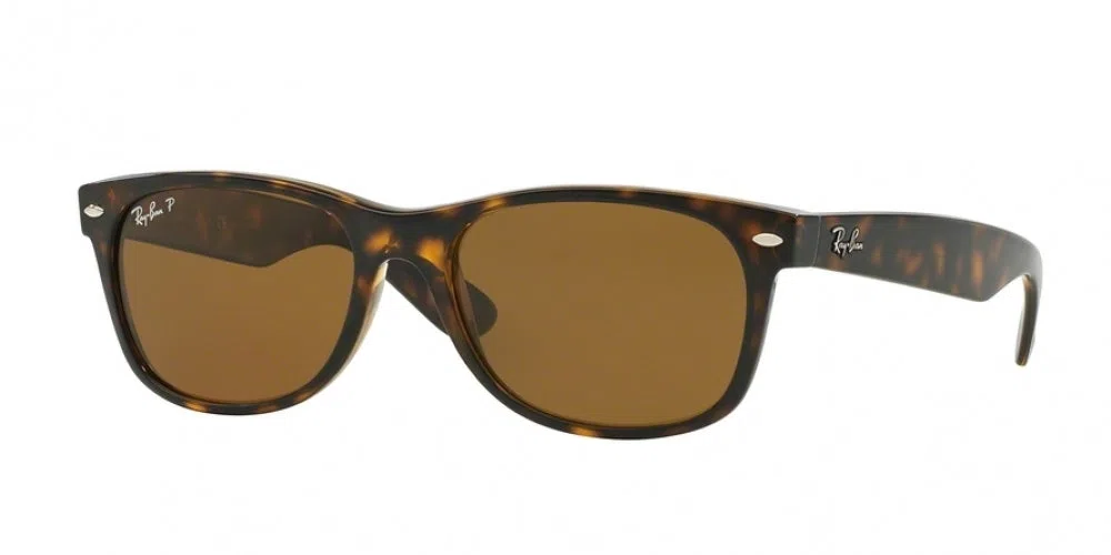 Ray Ban New Wayfarer 2132 Sunglasses - Medium - 55mm - Black - view 6